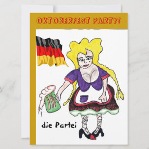 Oktoberfest German Beer Party Invitation