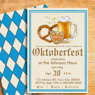 Oktoberfest German Beer Party Invitation