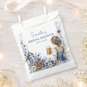 Oktoberfest German Beer Pretzel Bridal Shower Favour Bag