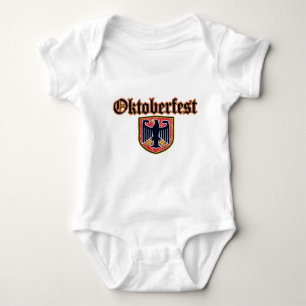OKTOBERFEST German Fest Shield Baby Bodysuit