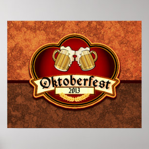 Oktoberfest German Festival Custom Dated Poster