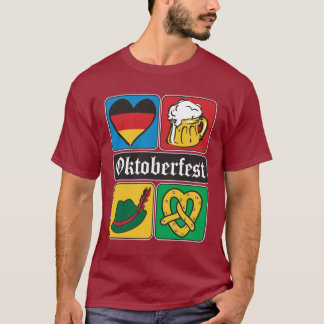 Oktoberfest German Icons T-Shirt