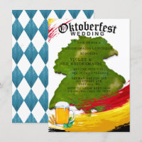 Oktoberfest Germany Map Bridesmaids Luncheon