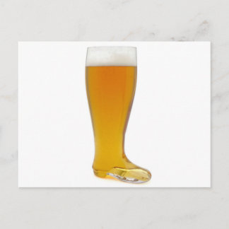 oktoberfest-glass-beer-boot postcard