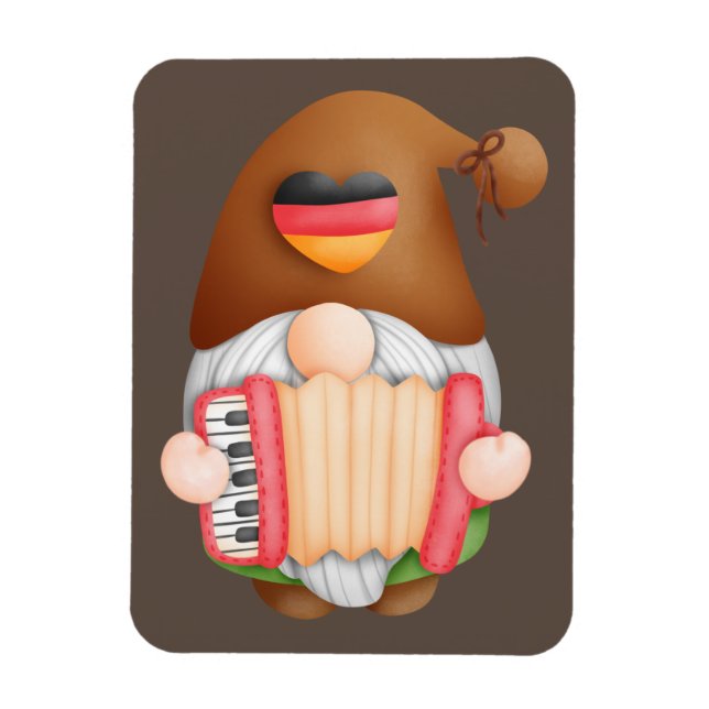 Oktoberfest Gnome Magnet (Vertical)