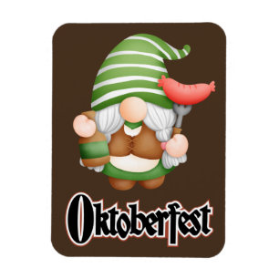 Oktoberfest Gnome Magnet