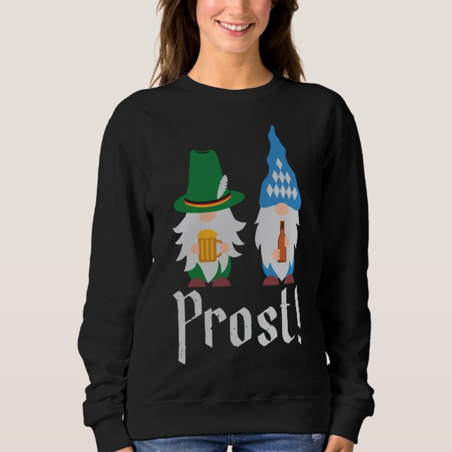 Oktoberfest Gnomes Bavarian Oktoberfest Dress Beer Sweatshirt (Front)
