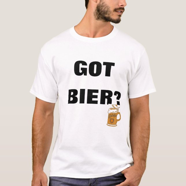Oktoberfest Got Bier , Men`s Basic T-Shirt (Front)