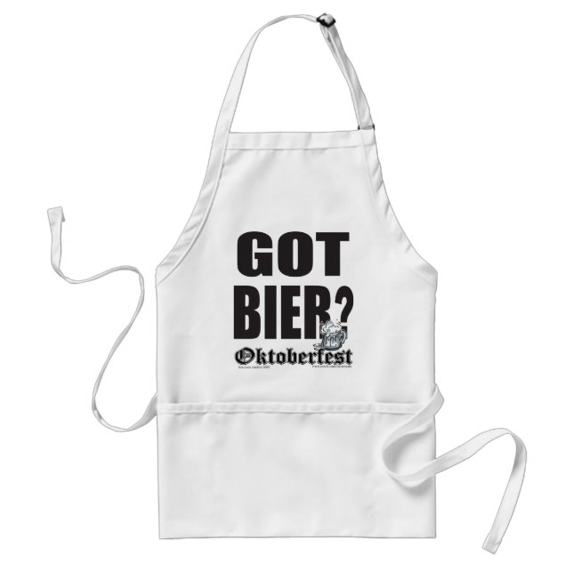 Oktoberfest Got Bier? Standard Apron (Front)