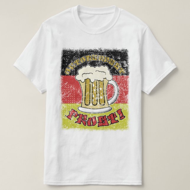 Oktoberfest Grungy T-Shirt (Design Front)