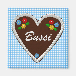 Oktoberfest Heart "Bussi" Magnet