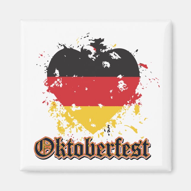 OKTOBERFEST-HEART MAGNET (Front)