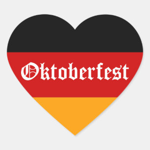 Oktoberfest Heart Sticker