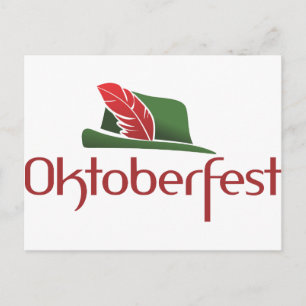 Oktoberfest Hut Postcard