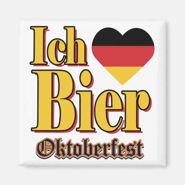Oktoberfest-ICH-BIER Magnet (Front)