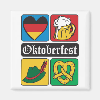 Oktoberfest Icons Magnet