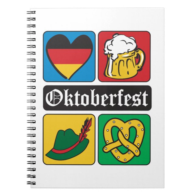 Oktoberfest Icons Notebook (Front)