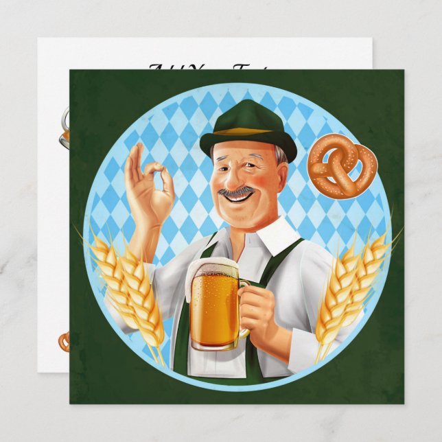 OKTOBERFEST INVITATION (Front/Back)