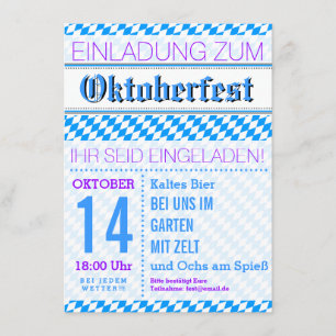 Oktoberfest Invitation