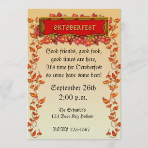 Oktoberfest Invitation