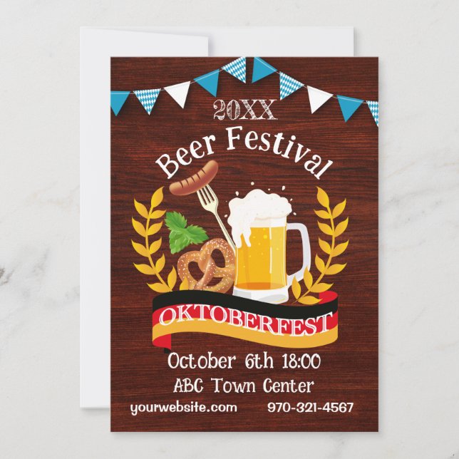 Oktoberfest Invitation (Front)