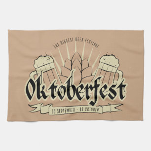 Oktoberfest kitchen towel