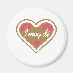 Oktoberfest lebkuchen heart magnet