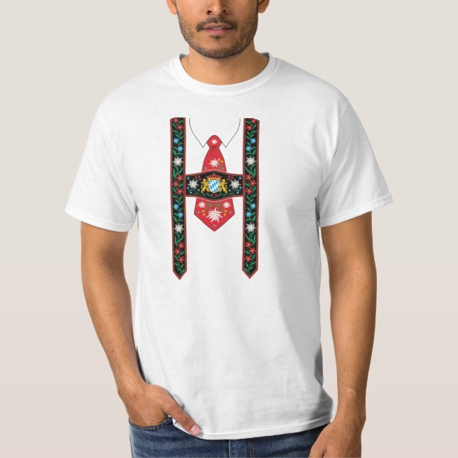 Oktoberfest Lederhosen T-Shirt (Front)