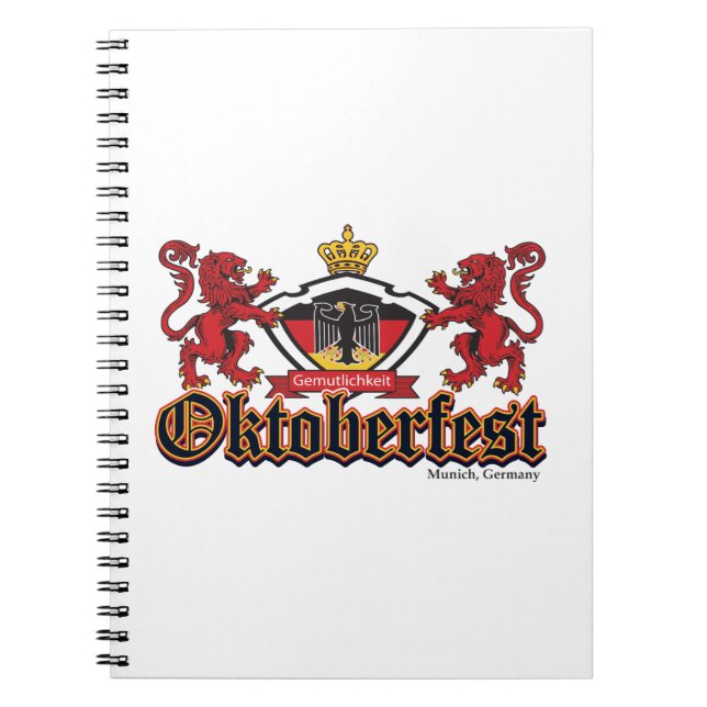 Oktoberfest Lions Notebook (Front)