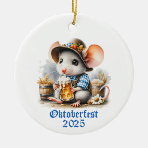 Oktoberfest Mouse Ornament