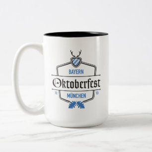 Oktoberfest Munich, Bavaria Two-Tone Coffee Mug