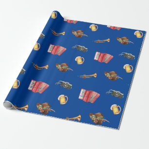 Oktoberfest Music Wrapping Paper