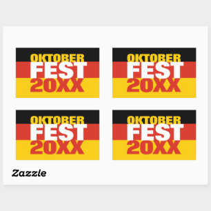Oktoberfest Octoberfest German FlagSticker Rectangular Sticker