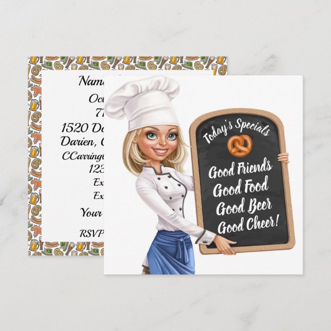 Oktoberfest Octoberfest Invitation (Front/Back)