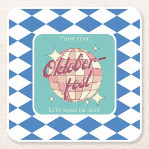 Oktoberfest Octoberfest Party Paper Napkin Square Paper Coaster