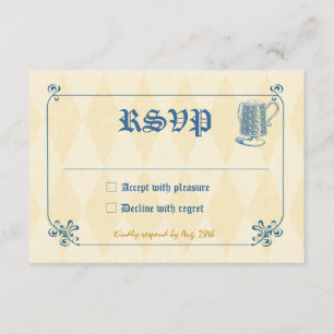 Oktoberfest or Beer Party RSVP Card