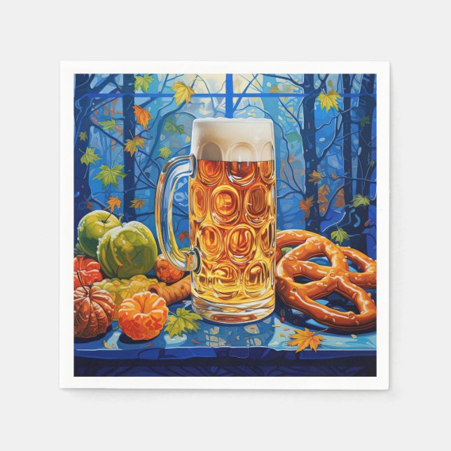Oktoberfest Paper Napkins  (Front)