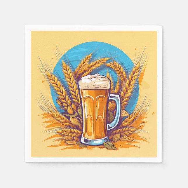 Oktoberfest Paper Napkins  (Front)