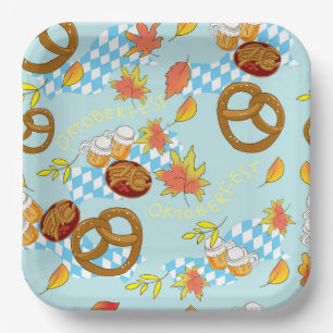 Oktoberfest Paper Plate