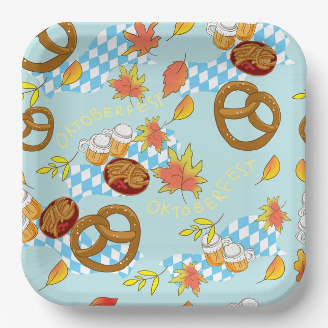 Oktoberfest Paper Plate (Front)