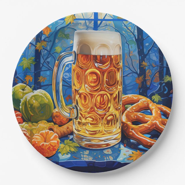 Oktoberfest Paper Plates (Front)