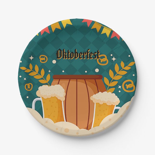 Oktoberfest Paper Plates (Front)