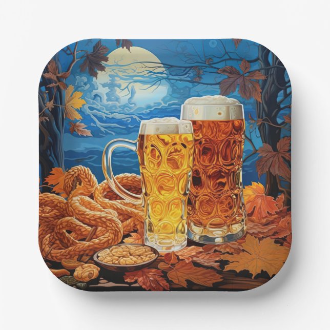 Oktoberfest Paper Plates (Front)