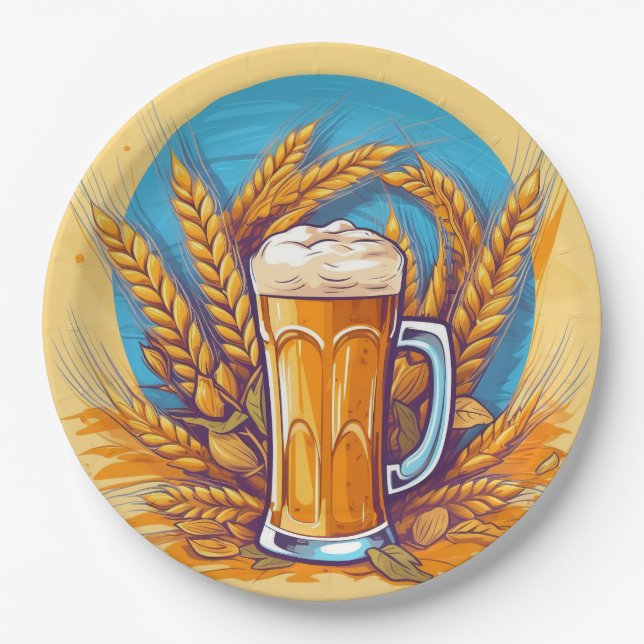 Oktoberfest Paper Plates (Front)