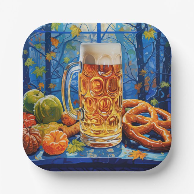 Oktoberfest Paper Plates (Front)