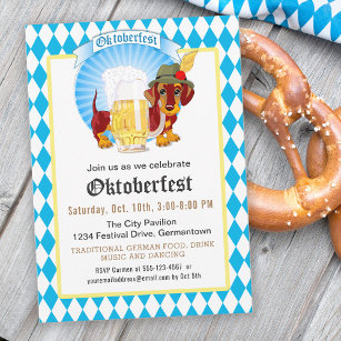 Oktoberfest Party and Celebration Invitation