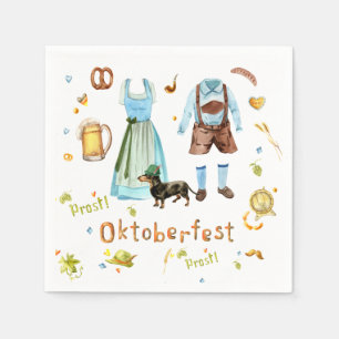 Oktoberfest Party Cocktail Napkins