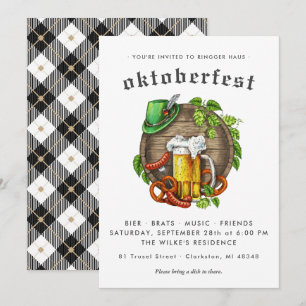 Oktoberfest Party Invitation