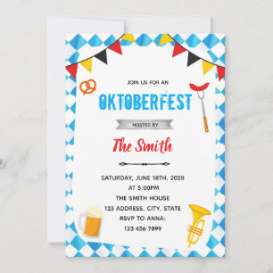 Oktoberfest party invitation