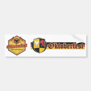 Oktoberfest - Pentagon Design Bumper Sticker